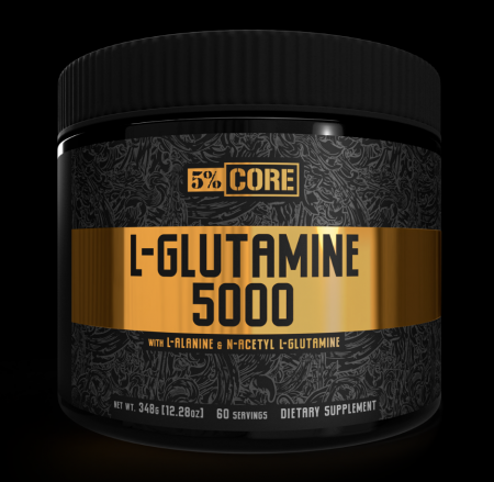 Glutamina - Rich Piana 5% L-Glutamine 5000 Core Series 60 serv