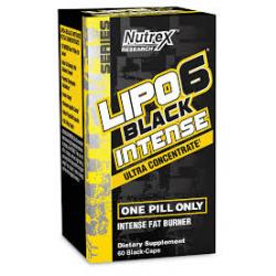 Nutrex Lipo 6 Black Intense Ultraconcentrate 60 caps US yohimbine