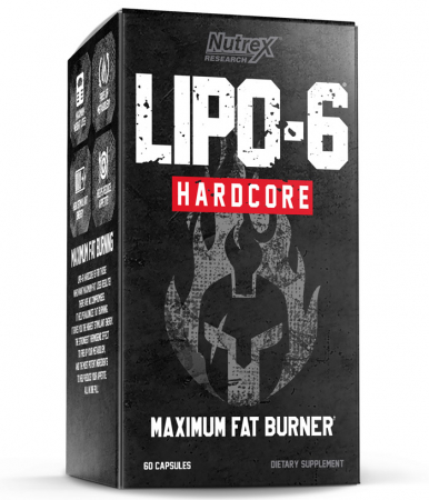 Slăbire & Tonifiere - Nutrex Lipo 6 Hardcore Maximum Fat Burner 60 caps