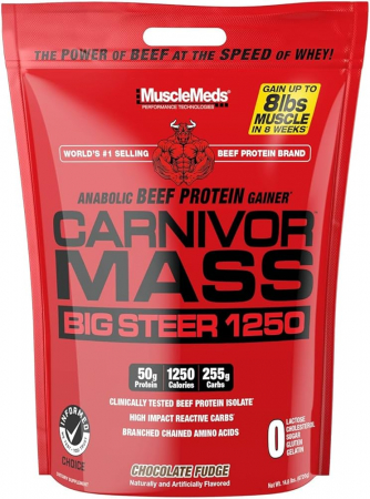 Proteine & Nutriție Sportivă - MuscleMeds Carnivor Mass Big Steer 1250 6,72 kg