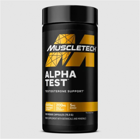 Suport Testosteron - Muscletech Alpha Test 120 caps