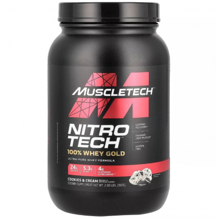 Proteine - Muscletech Nitro Tech 100% Whey Gold 907 g