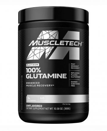 Aminoacizi & Performanță - Muscletech Platinum Glutamine 300 g