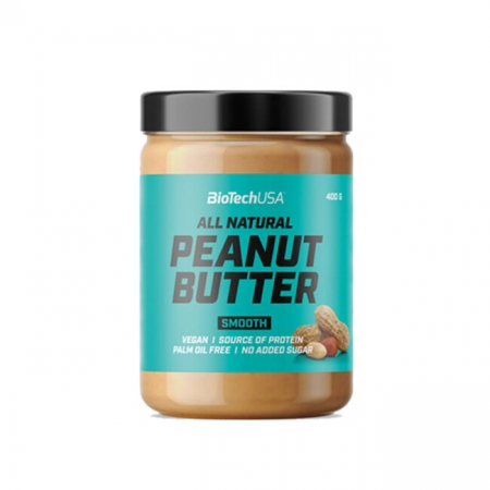 BioTechUSA Peanut Butter , Crunchy 400 grams