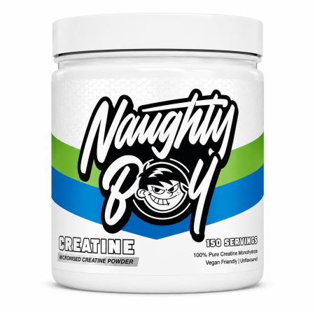 Creatină - Naughty Boy Creatine Monohydrate 450g – Creatină Monohidrată Micronizată 200 Mesh