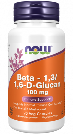 Now Beta 1,3/1,6 D-Glucan 100 mg 90 vcaps