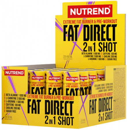 Slăbire & Tonifiere - Nutrend Fat Direct 2 in 1 SHOT 20X60 ml