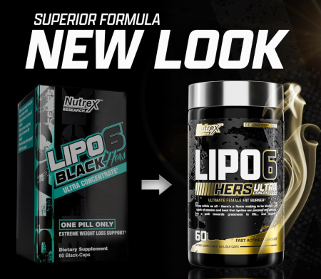 Nutrex Lipo 6 Hers Ultra Concentrate Yohimbine 60 caps [1]