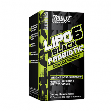 Enzime digestive/Probiotice - Nutrex Lipo 6 Black Probiotic 30 caps