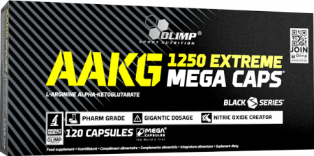 Beta-Alanină / Citrulină / Arginină - Olimp Nutrition AAKG Extreme Mega Caps 120 caps