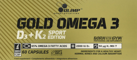 Grăsimi sănătoase / Sănătatea inimii - Olimp Nutrition Gold Omega 3 120 caps