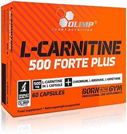 Arzătoare de grăsimi - Olimp Nutrition L-Carnitine 500 Forte Plus 60 caps