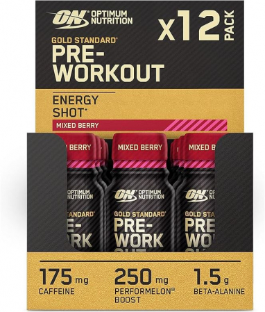 Pre-workout - ON Gold Standard Pre-workout Shot 12 x 60 ml