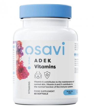 Vitamine bărbați / femei - Osavi ADEK Vitamins 60 softgels
