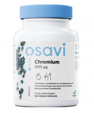 Vitamine, Minerale & Sănătate - Osavi Chromium 200 mcg 120 vcaps