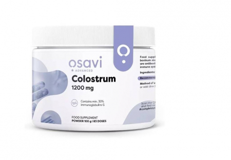 Imunitate / Anti-stres / Neurotransmițători - Osavi Colostrum Powder 1200 mg 100 g