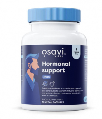 Vitamine, Minerale & Sănătate - Osavi Hormonal Support Man 30 vcaps