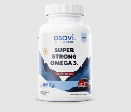Grăsimi sănătoase / Sănătatea inimii - Osavi Super Strong Omega 3 500 EPA/250 DHA 90 softgels