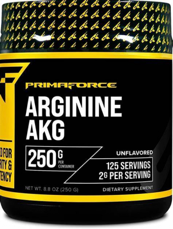 Beta-Alanină / Citrulină / Arginină - PrimaForce AAKG Arginine Alpha-Ketoglutarate 250 g