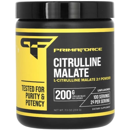Beta-Alanină / Citrulină / Arginină - PrimaForce Citrulline Malate 200 gr