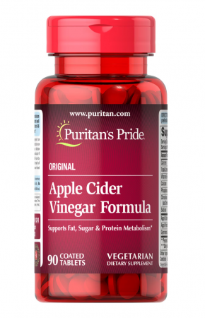 Vitamine, Minerale & Sănătate - Puritan`s Pride Apple Cider Vinegar Formula 90 tab