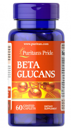 Imunitate / Anti-stres / Neurotransmițători - Puritan`s Pride Beta Glucans 60 caplets