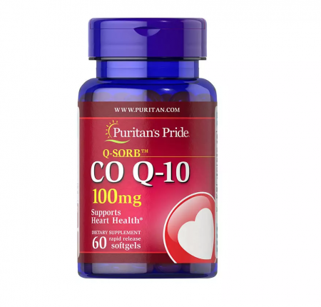 Antioxidanți / Acid alfa lipoic - Puritan`s Pride CO Q-10 100 mg 60 softgels