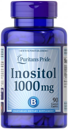 Nootropice / Focus mental - Puritan`s Pride Inositol 1000 mg 90 coated caplets