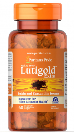 Antioxidanți / Acid alfa lipoic - Puritan`s Pride Lutigold Extra Zexanthin 60 softgels