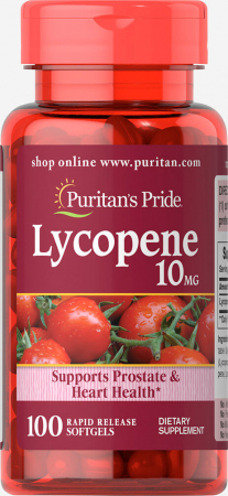 Grăsimi sănătoase / Sănătatea inimii - Puritan`s Pride Lycopene 10 mg 100 softgels