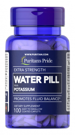 Minerale - Puritan`s Pride Water Pill with Potassium 100 caplets