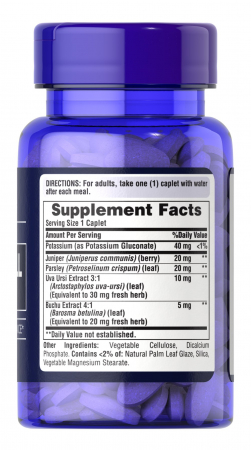 Puritan`s Pride Water Pill with Potassium 100 caplets [1]