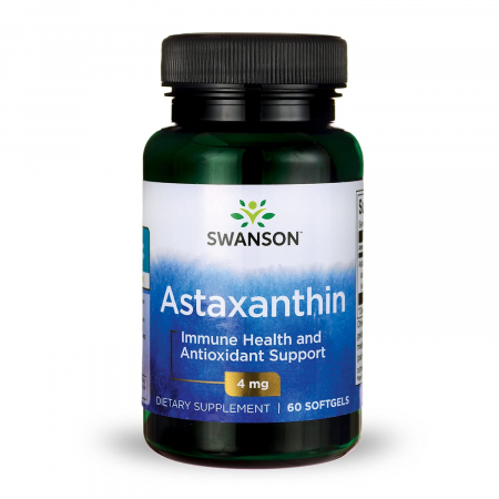 Antioxidanți / Acid alfa lipoic - Swanson Astaxanthin 4mg 60 softgels