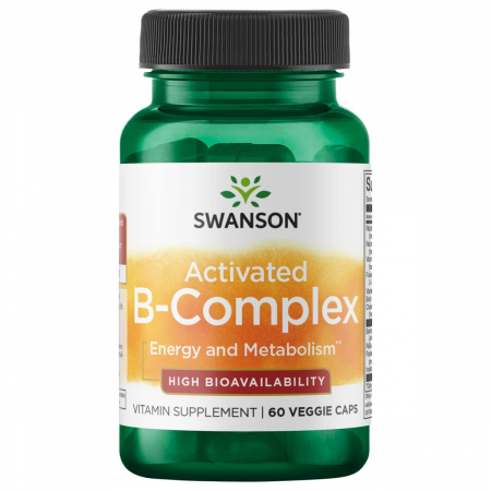 Vitamine, Minerale & Sănătate - Swanson Activated B-Complex 60 vcaps