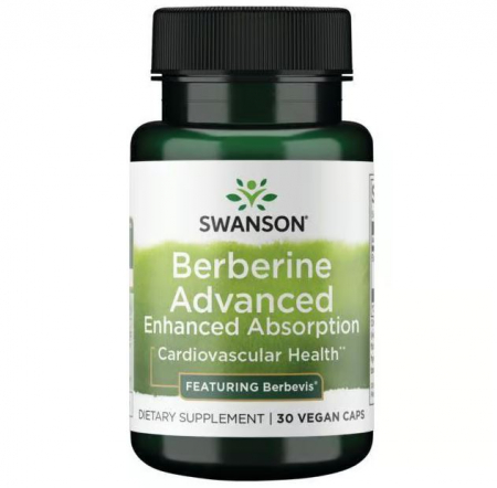 Swanson Berberine Advanced Enhanced Absorption 30 vcaps