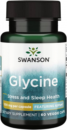 Nootropice / Focus mental - Swanson Glycine 500 mg 60 vcaps