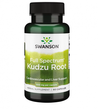 Antioxidanți / Acid alfa lipoic - Swanson Full Spectrum Kudzu Root 500 mg 60 caps