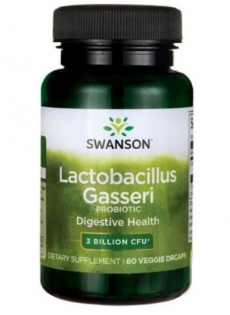 Enzime digestive/Probiotice - Swanson Lactobacillus Gasseri 3 Billion CFU 60 vcaps