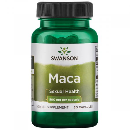 Libido/Afrodisiace - Swanson Maca 500 mg 60 caps