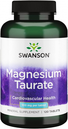 Minerale - Swanson Magnesium Taurate 120 tab