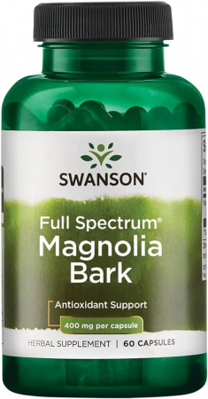 Vitamine, Minerale & Sănătate - Swanson Full Spectrum Magnolia Bark 400 mg 60 caps