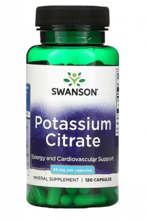 Minerale - Swanson Potassium Citrate 99 mg 120 caps