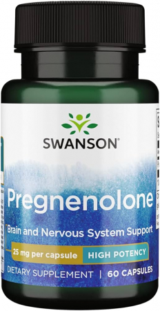 Suport Testosteron - Swanson Pregnenolone 25 mg 60 caps