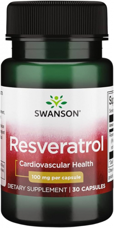 Anti estrogeni - Swanson Resveratrol 100 mg 30 caps