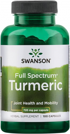 Antioxidanți / Acid alfa lipoic - Swanson Turmeric 720 mg 100 caps