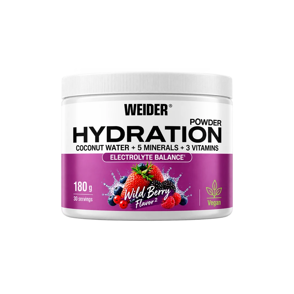 Intra-Workout / Electroliți - Weider Hydration Electrolyte Balance Powder 180 g - Wild Berry