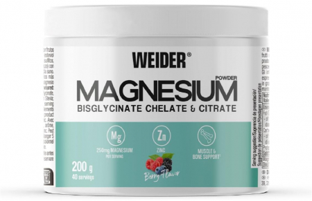 Minerale - Weider Magnesium Bisglycinate Chelate & Citrate 200g
