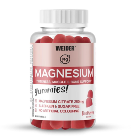 Vitamine, Minerale & Sănătate - Weider Magnesium Gummies 48 gummies