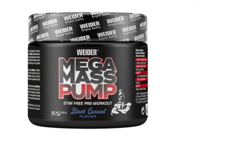 Pre-workout - Weider Mega Mass Pump 270 g