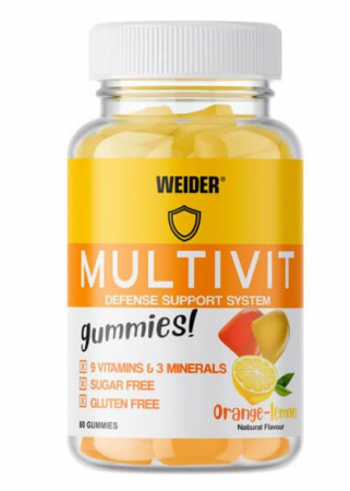 Vitamine A, B, C, D, E, K - Weider Multivit 80 gummies